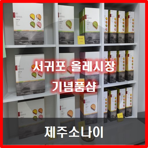  [서귀포] 올레시장 기념품샵 '제주소나이'