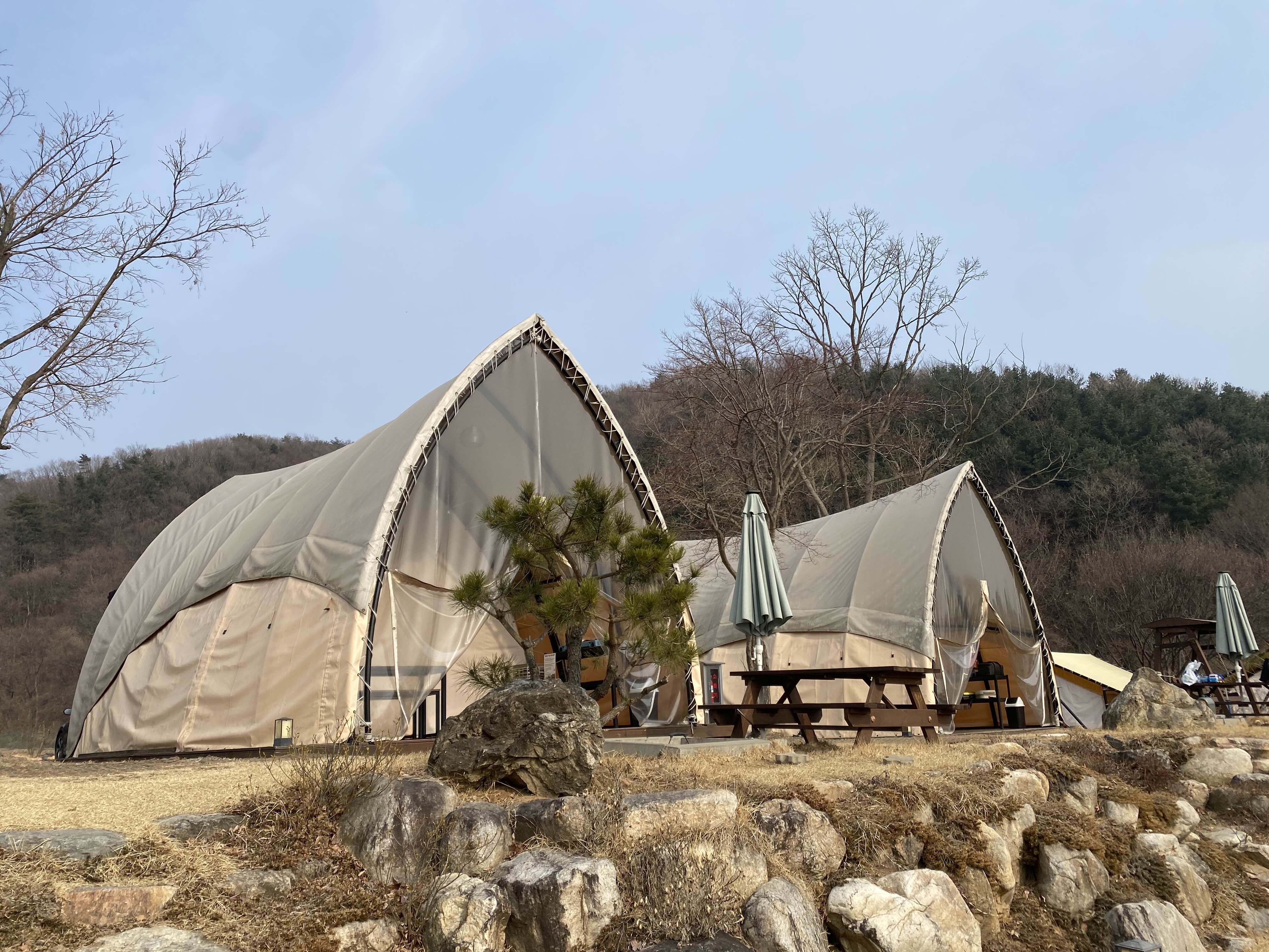  서울근교 국내 1박 2일 양평 여행 '사나래글램핑' 수영장 캠핑장(+오로라불멍)