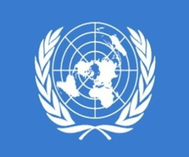  다음 중 국제연합(UN)의 마크와 관계 없는 것은?