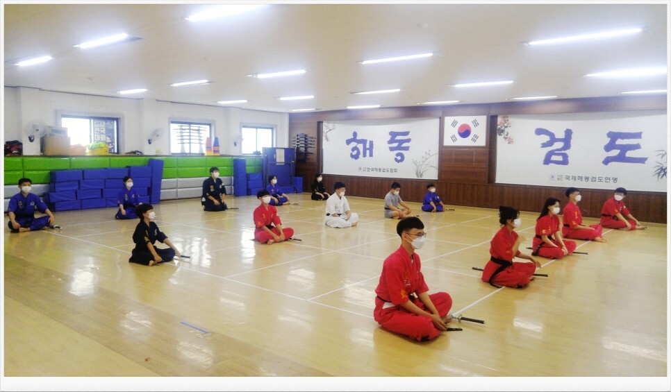  2021년 8월 21일, 해동검도 염주검도관 주말특별수련일지