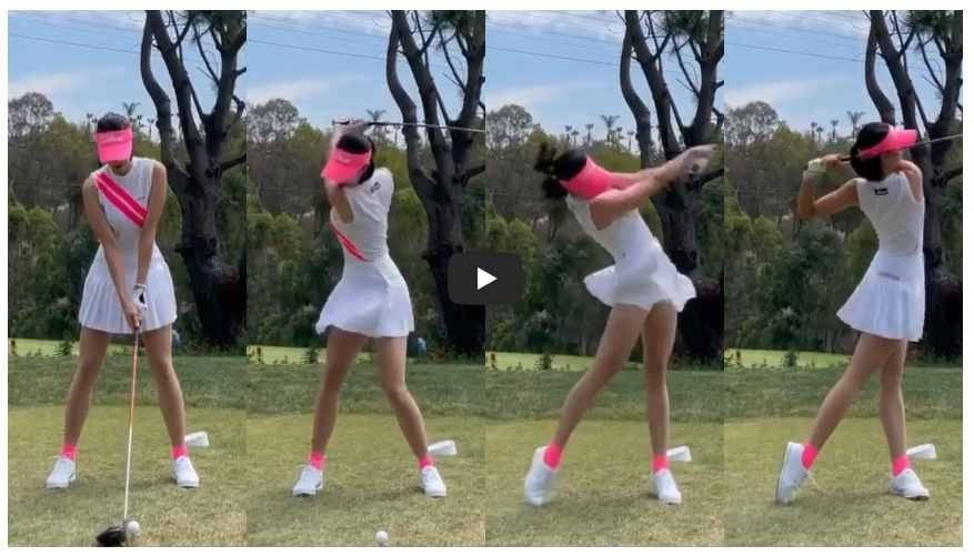  시원하게 쭉쭉 날아가는구나~ 골프스윙