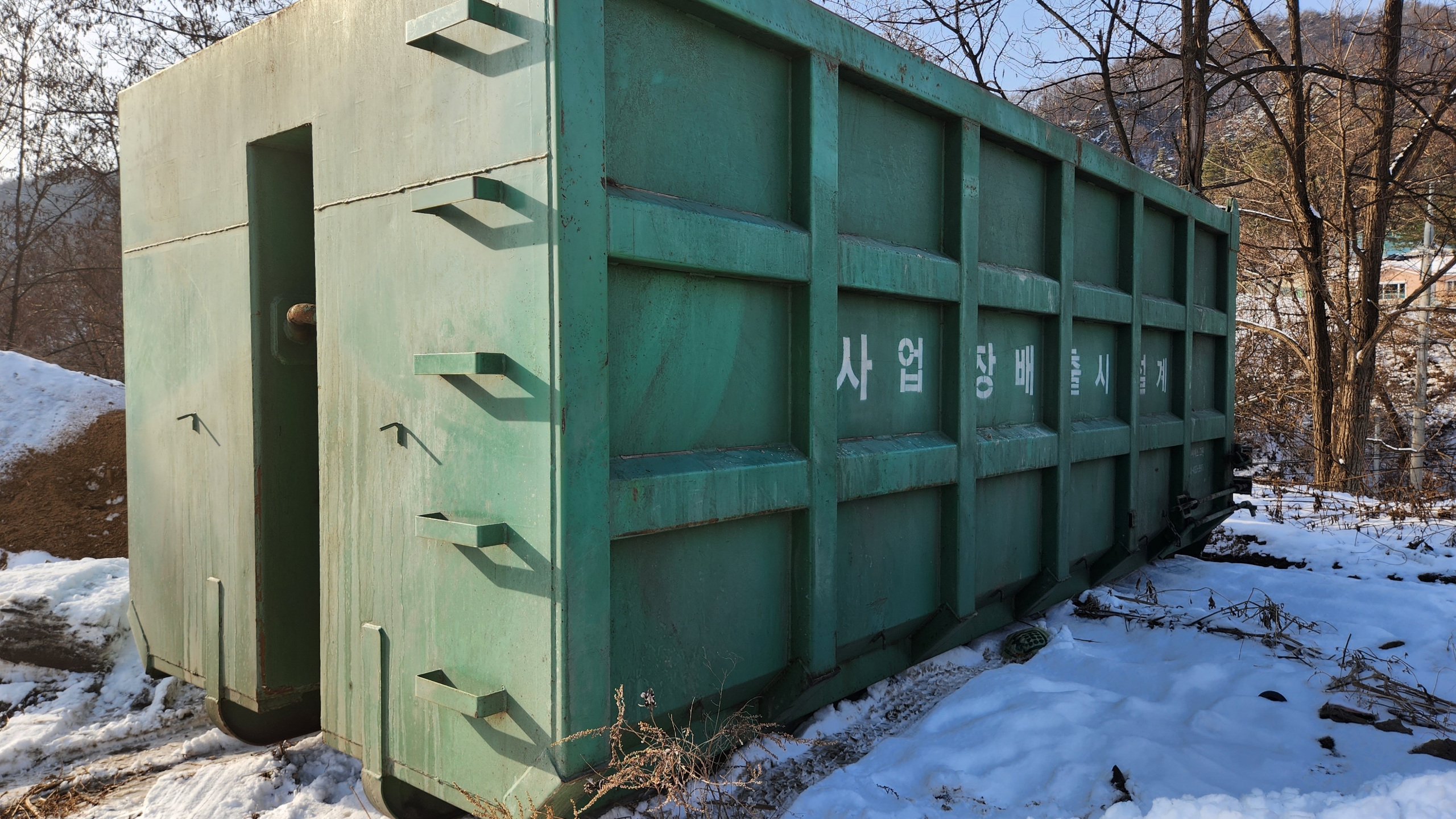  30루베암롤박스 슬러지롤박스 오니박스 중고암롤박스 덤프형암롤박스