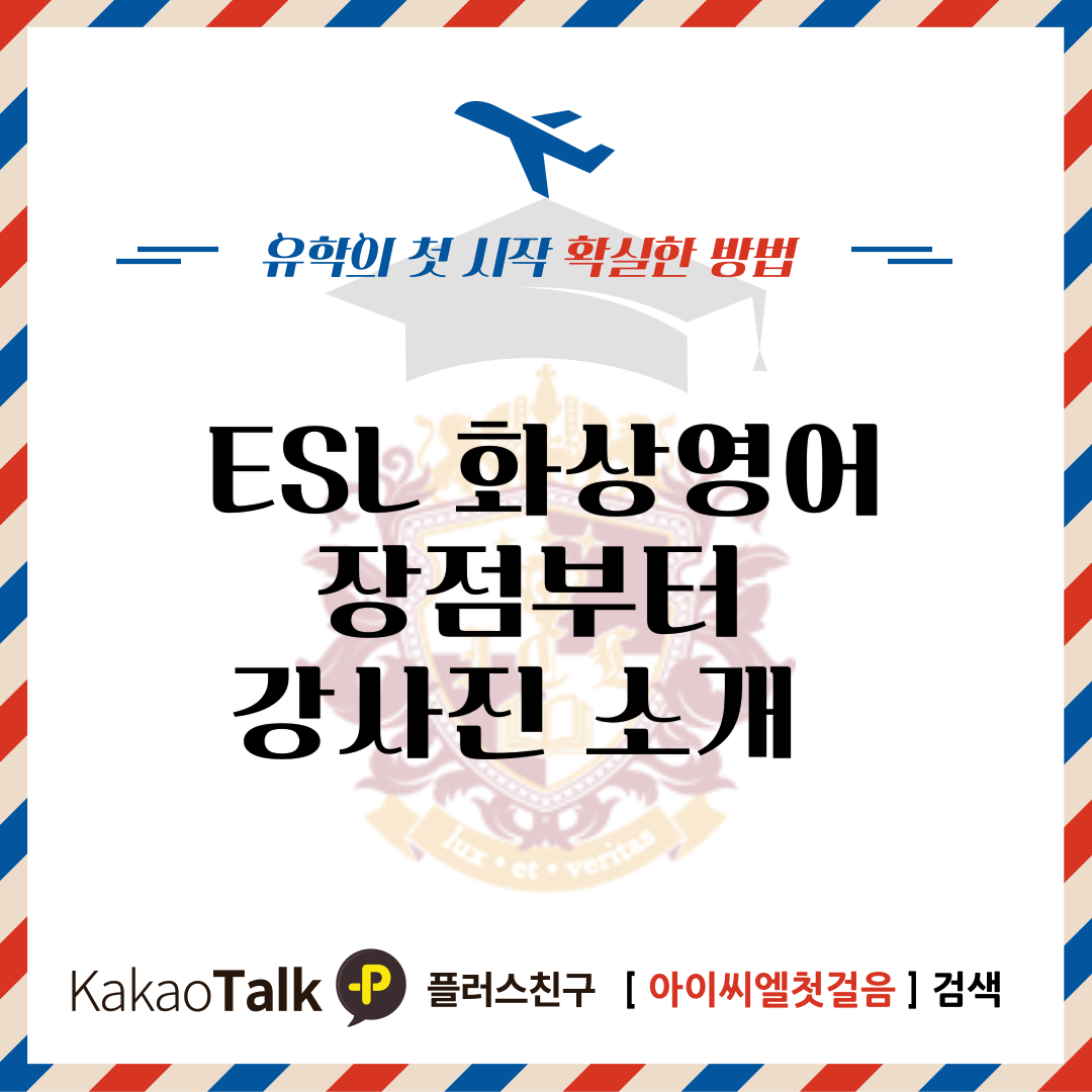  부족한 영어실력 올리는 특별한 방법 ESL화상영어 주니어부터 성인까지 1:1 프로그램으로 공부하자