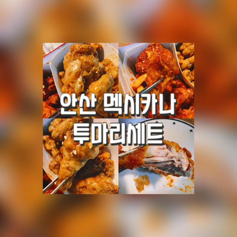 안산 선부역 맛집 ｜ 치킨감식반의 멕시카나 투마리세트(양념/모두의마용) 내돈내산 배달 후기