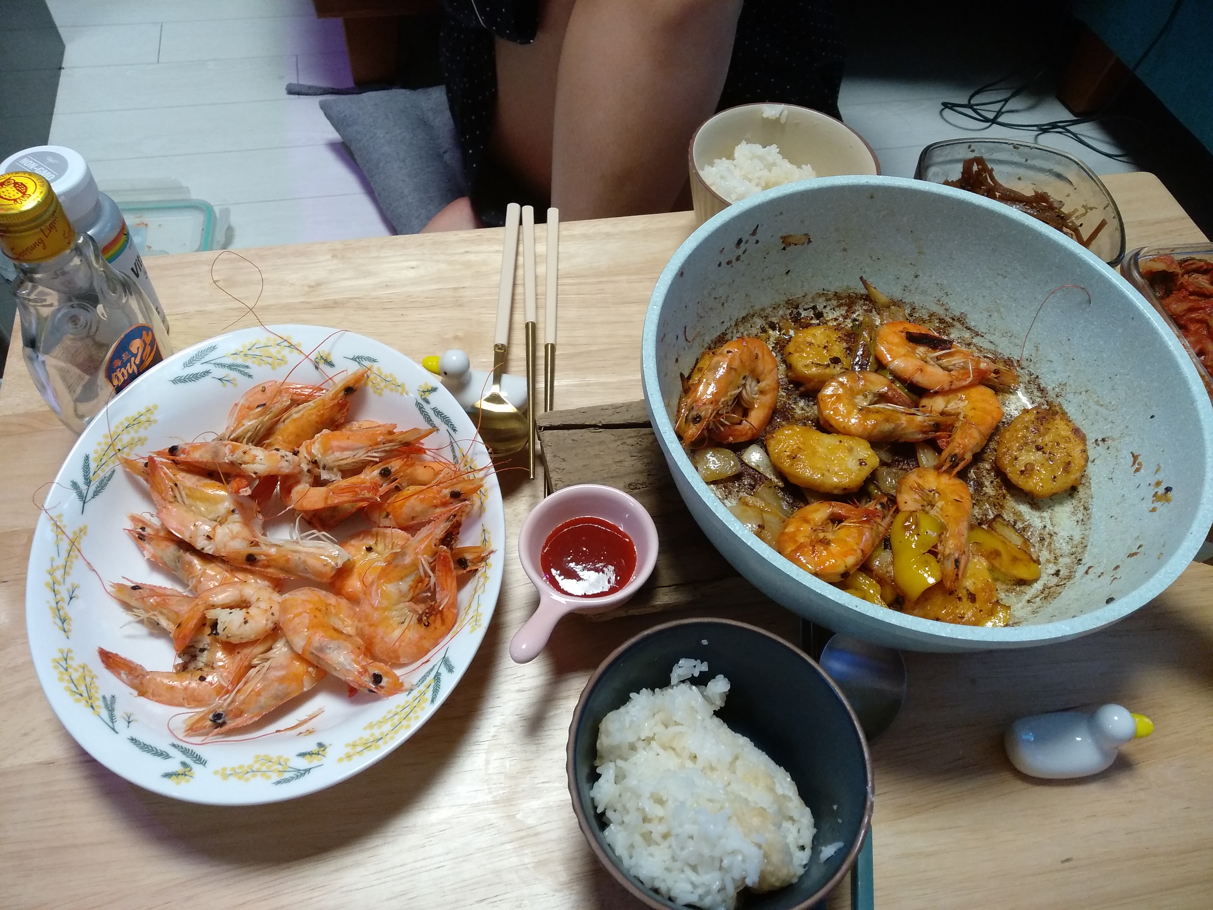  냉동새우 새우찜 vs 새우버터구이