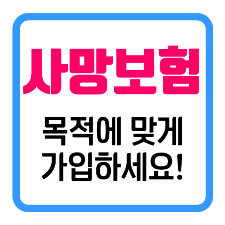  노인사망보험 가입 목적을 분명하게 정하고 준비하기 바랄게요!