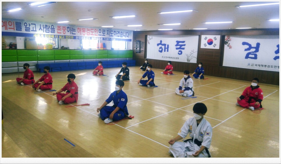  2021년 12월 11일, 해동검도 염주검도관 주말특별수련일지