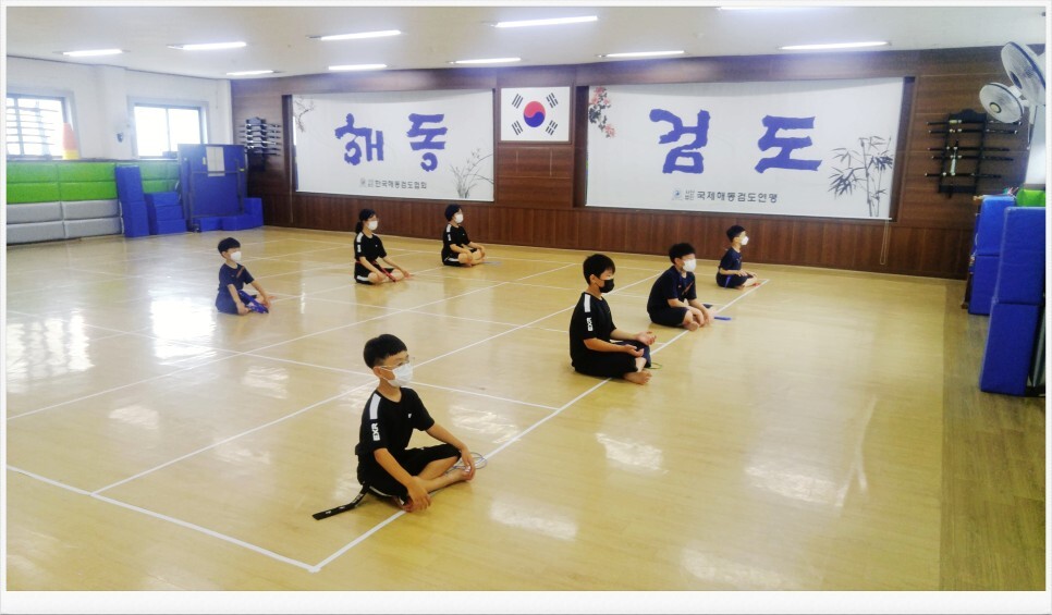  해동검도 염주검도관 - 2021년 8월 13일, 수련일지