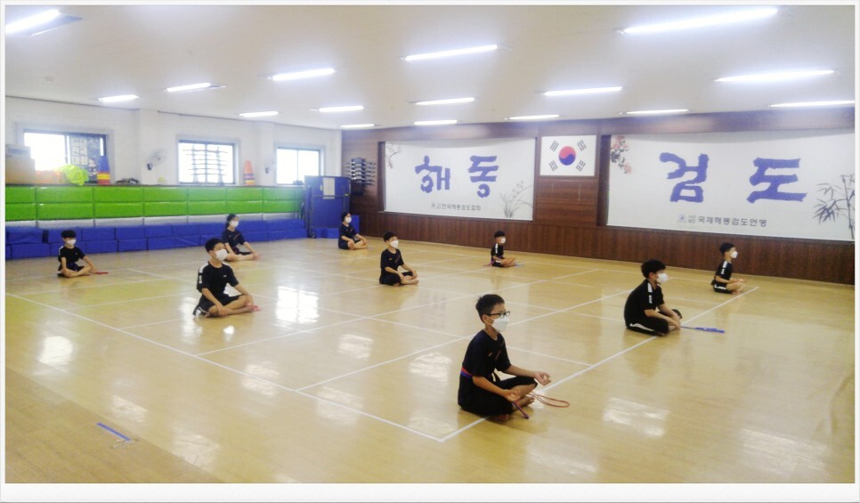  2021년 8월 18일, 해동검도 염주검도관 수련일지