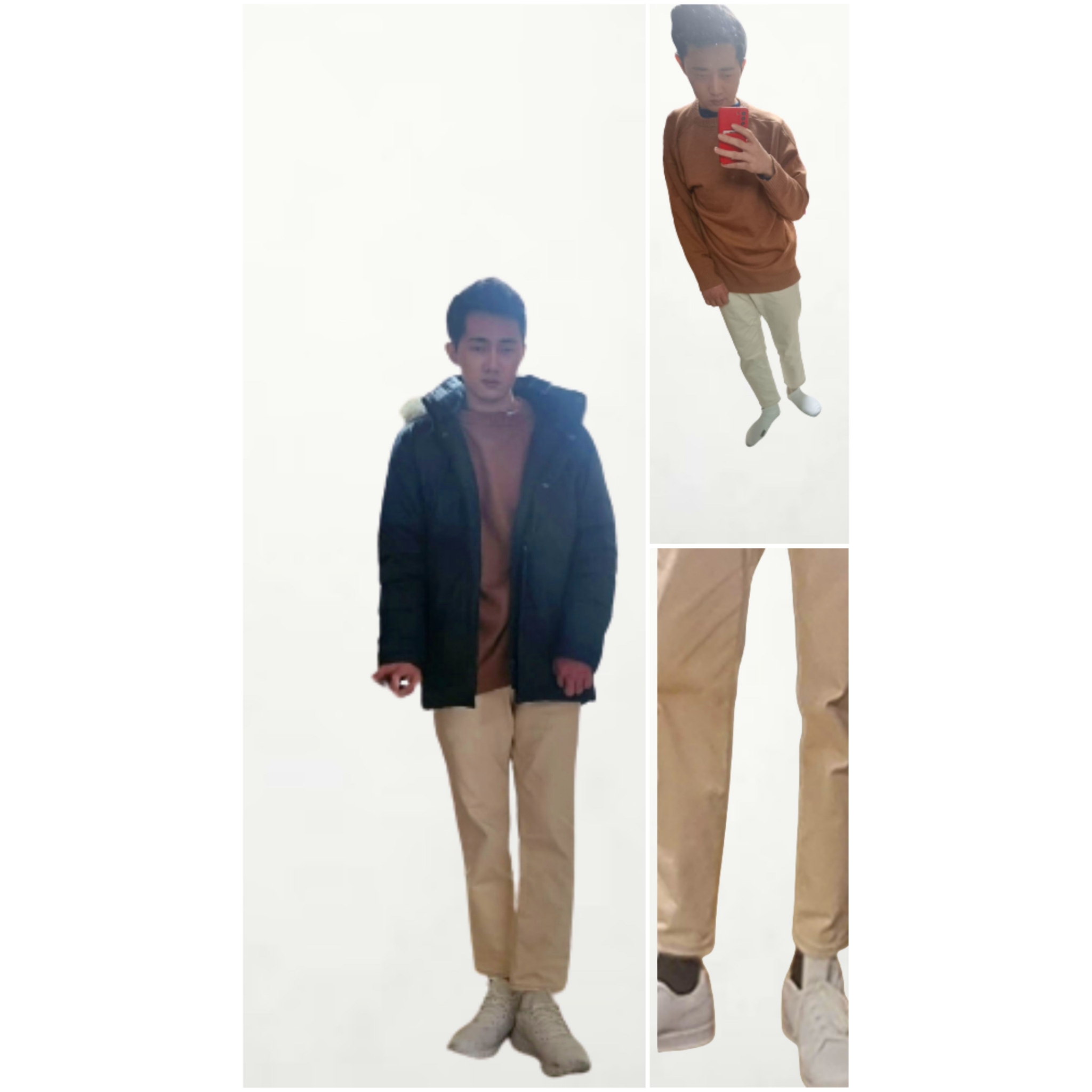  남자겨울코디네이비패딩코디
