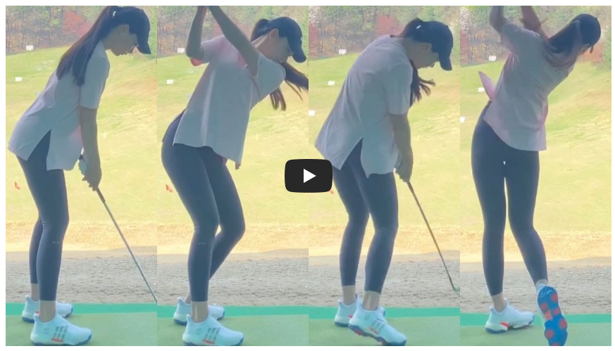  김은선 프로  내가 본 최고의 트레이닝 스윙!!!