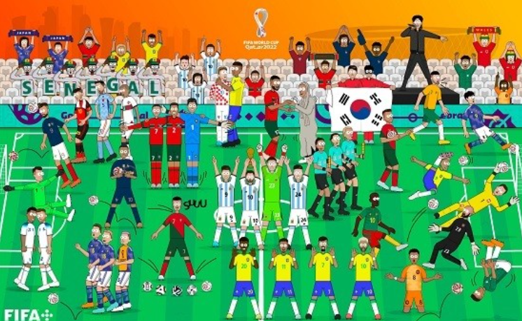  [FIFA 공식 SNS에 올린 한 장으로 보는 카타르 월드컵]