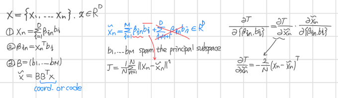  PCA derivation(1) - 복습必