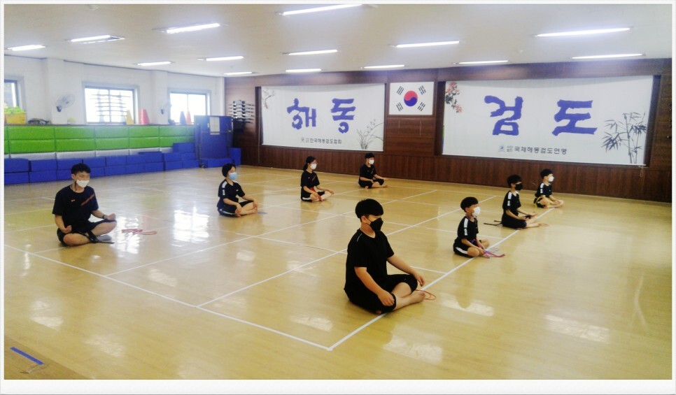  해동검도 염주검도관 - 2021년 7월 22일, 수련일지