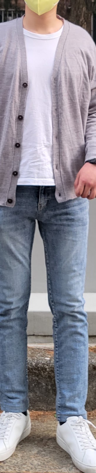  깔끔담백하게 남자 그레이가디건코디 하기(가디건이꼭있어야하는이유