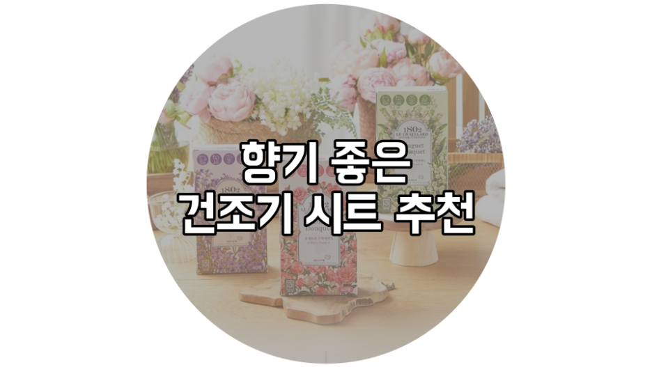  건조기 시트 추천, 천연성분으로 아이 있는 집에 딱이야