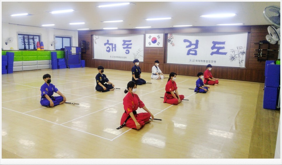  2021년 8월 22일, 해동검도 염주검도관 주말특별수련일지
