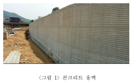 옹벽(콘크리트 옹벽)공사의 안전보건 작업지침(KOSHA GUIDE C-78-2016)
