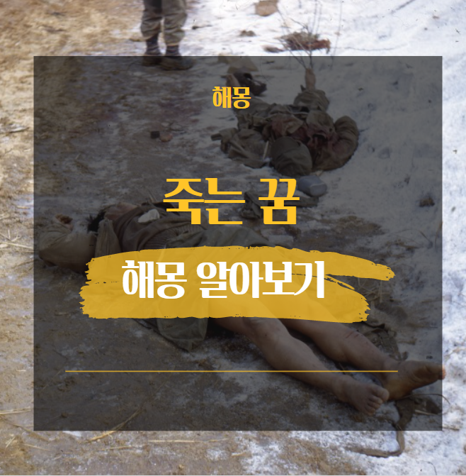  죽는 꿈 해몽 해석 23가지 모음 [ 살해 친구 내가 웃는 등 ]