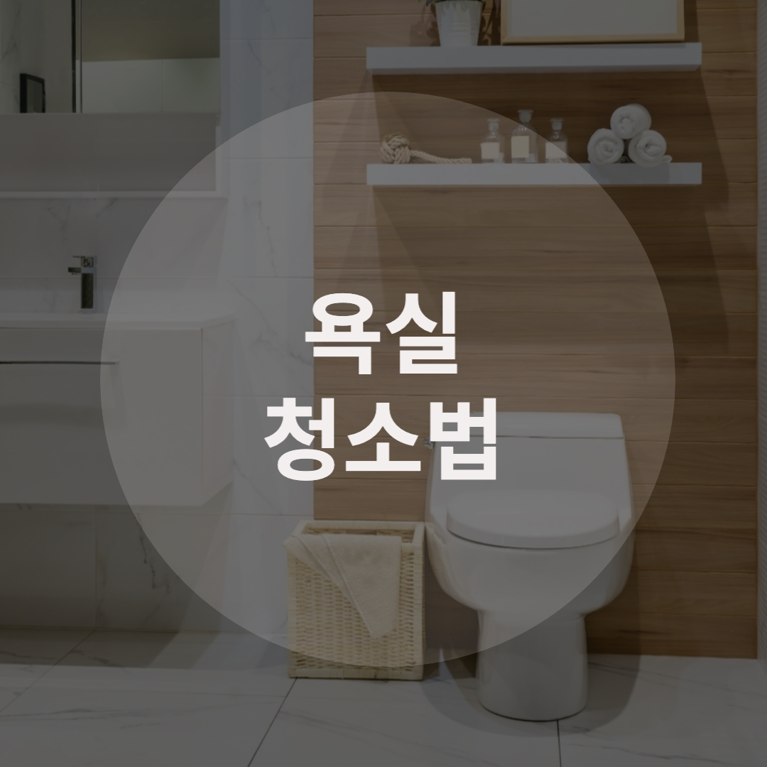  간단한 욕실 청소법 알아보기