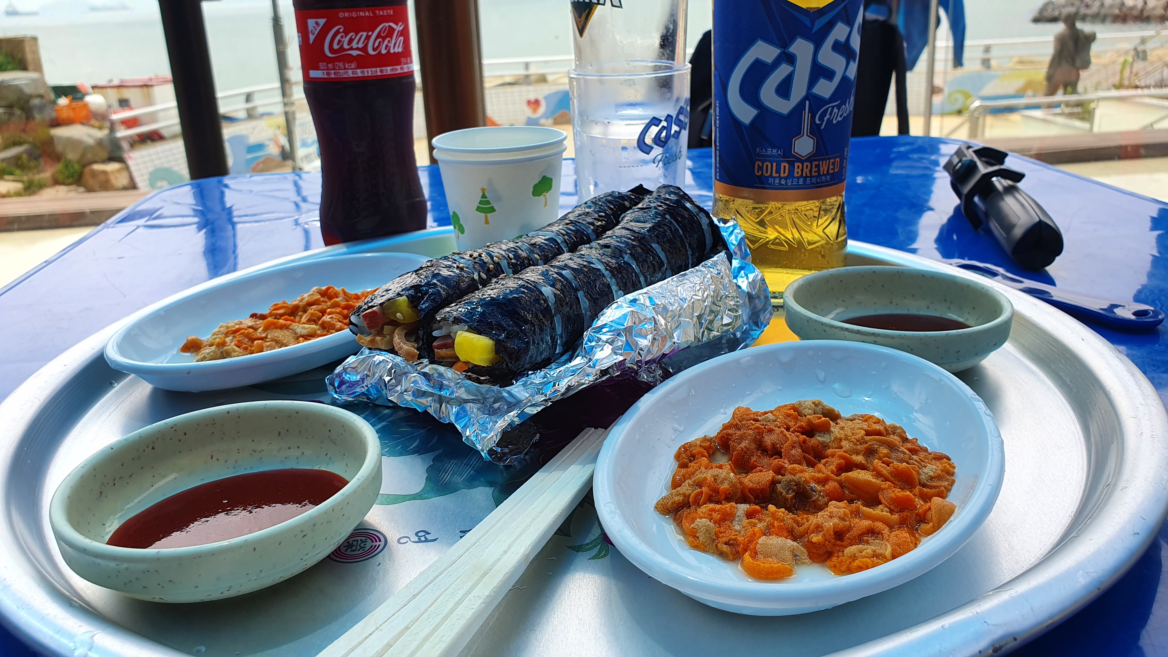  생생정보통 맛집 부산 영도해녀촌에서 성게알김밥을 먹고왔다 부산영도가볼만한곳