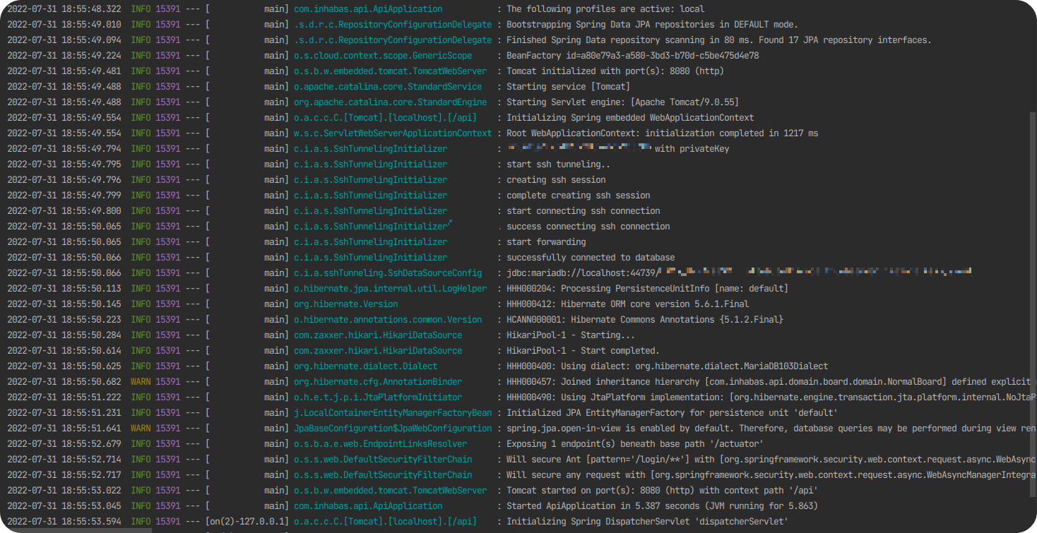 [SpringBoot] 8. 하이버네이트 원격서버 암호화 연결 (SSH tunneling 설정)