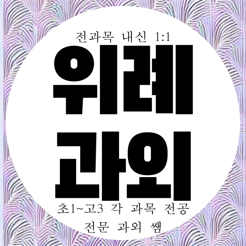  위례고 내신 전문 과외 과학 국어 방문 한빛고 국영수 위례중 전과목 고등 중등 대비