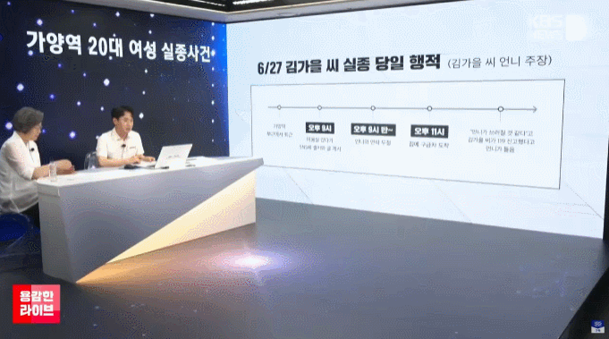  가양역 근처 실종된 20대여성 김가을씨를 찾고 있다고 합니다.
