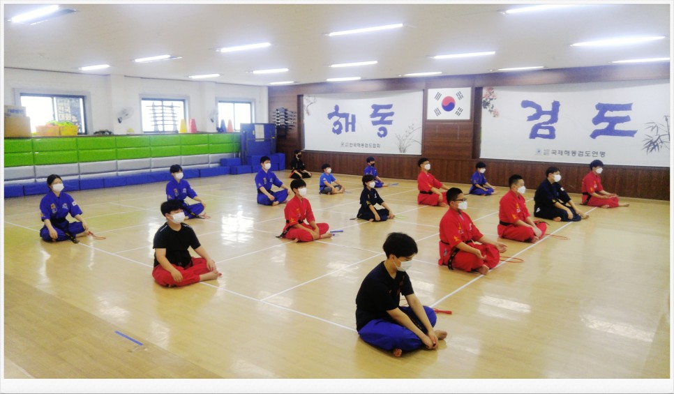  해동검도 염주검도관, 2021년 7월 3일 주말특별수련일지