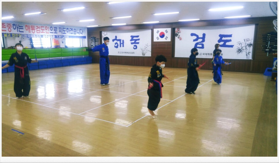  2021년 10월 19일(화), 해동검도 염주검도관 수련일지