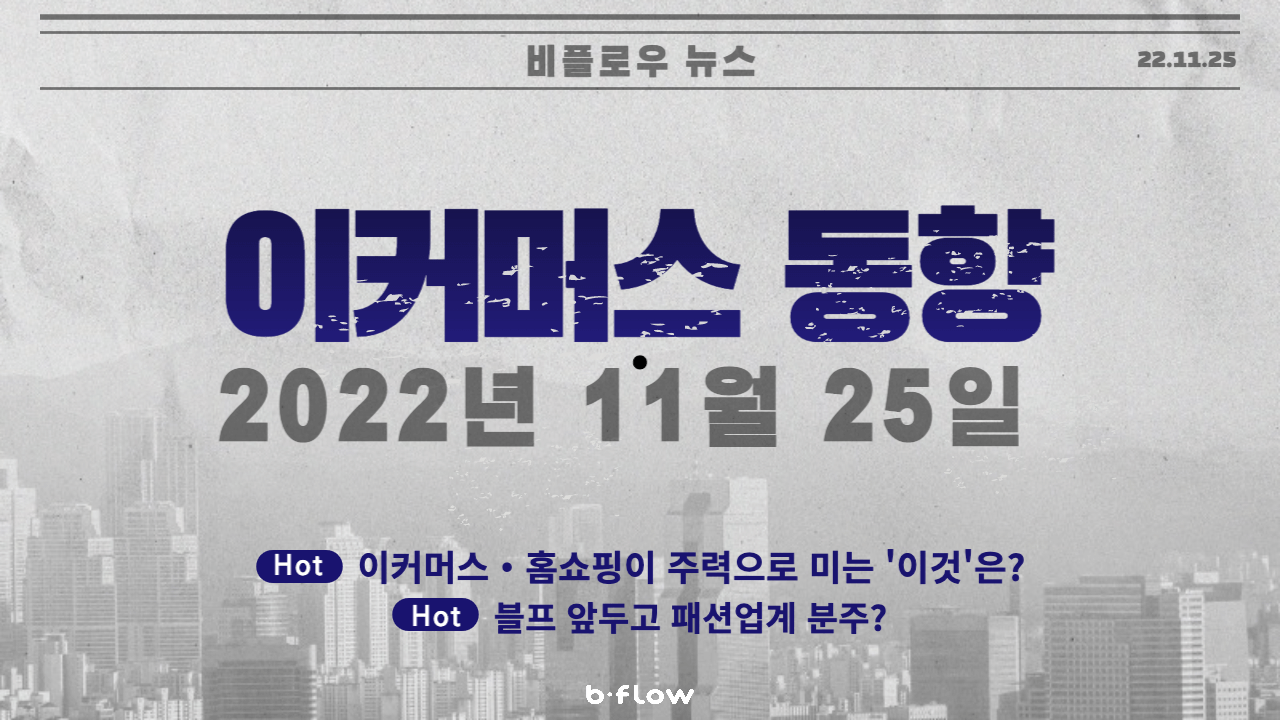  [데일리 이커머스 뉴스] 22.11.25 이커머스 동향 한 눈에 보기!