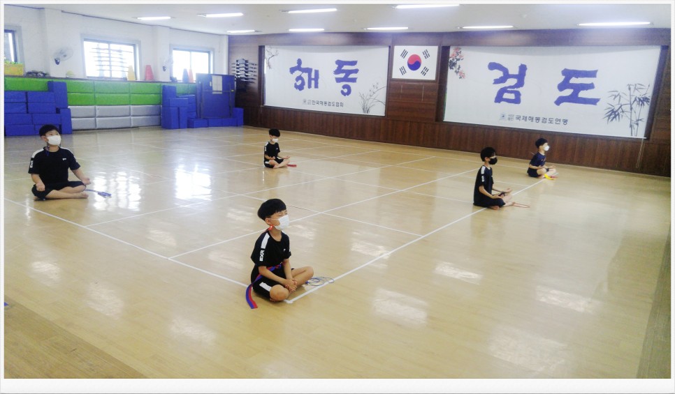  해동검도 염주검도관 - 2021년 7월 19일, 수련일지