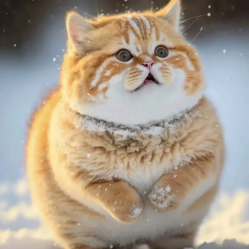  뚱땡이 고양이