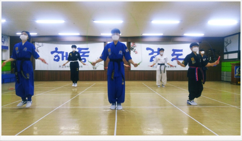  2021년 12월 9일(목), 해동검도 염주검도관 수련일지