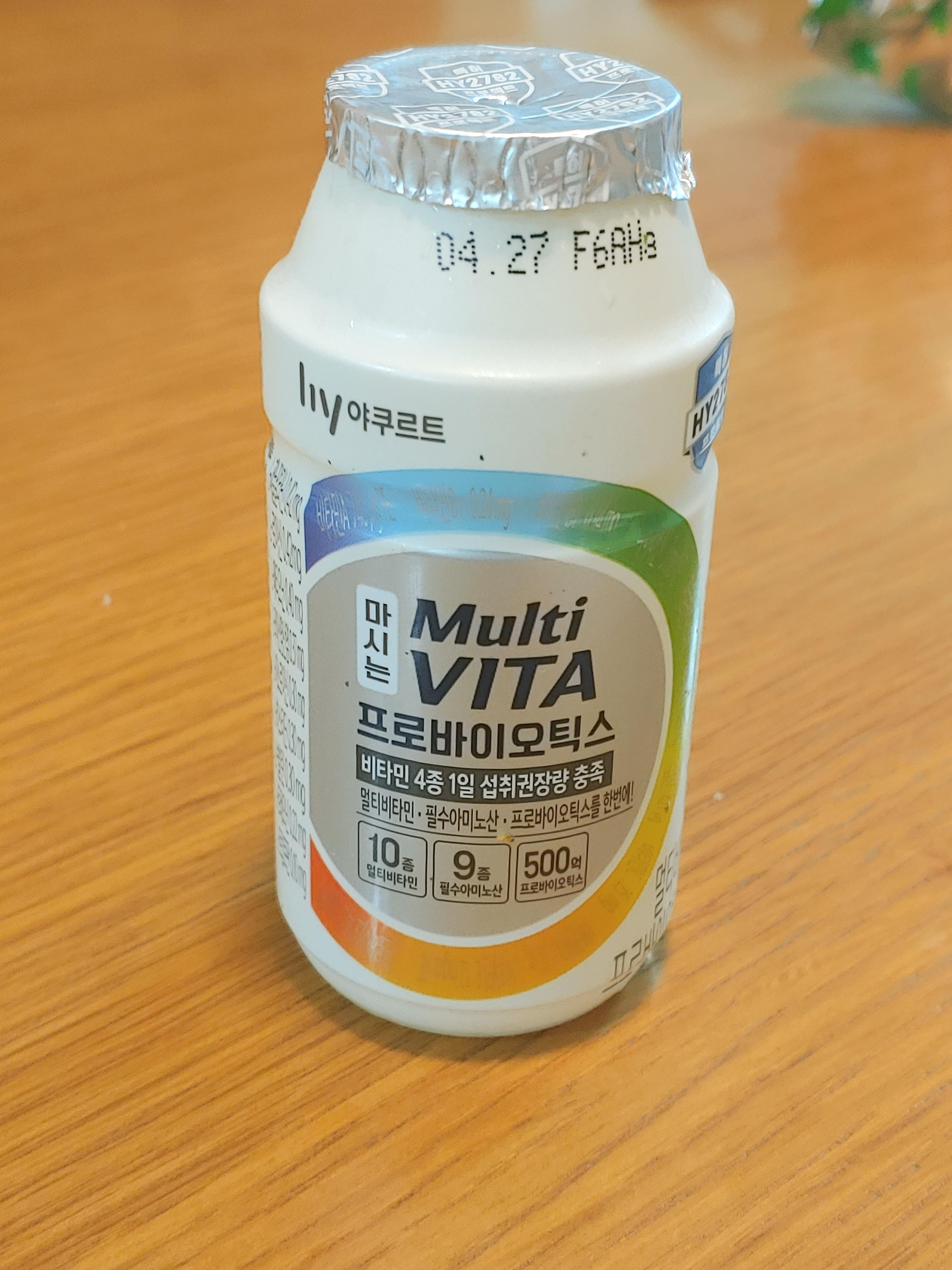  한국야쿠르트 멀티비타 프로바이오틱스