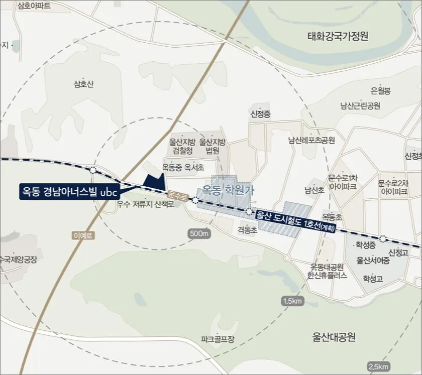  분양 정보 - 옥동 경남아너스빌 ubc