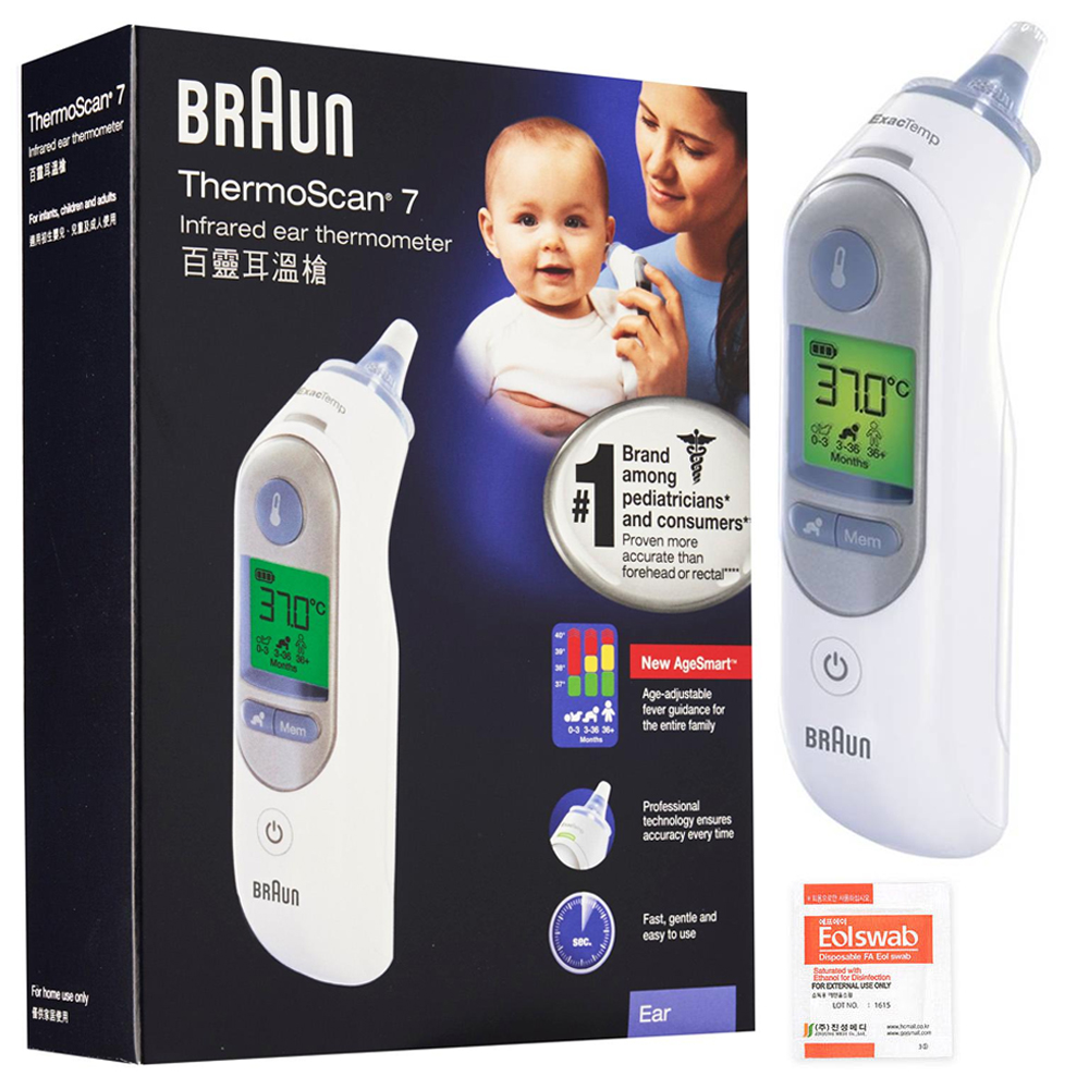  비교선택 5가지 선택  브라운체온계6520 - BRAUN 귀 적외선 체온계