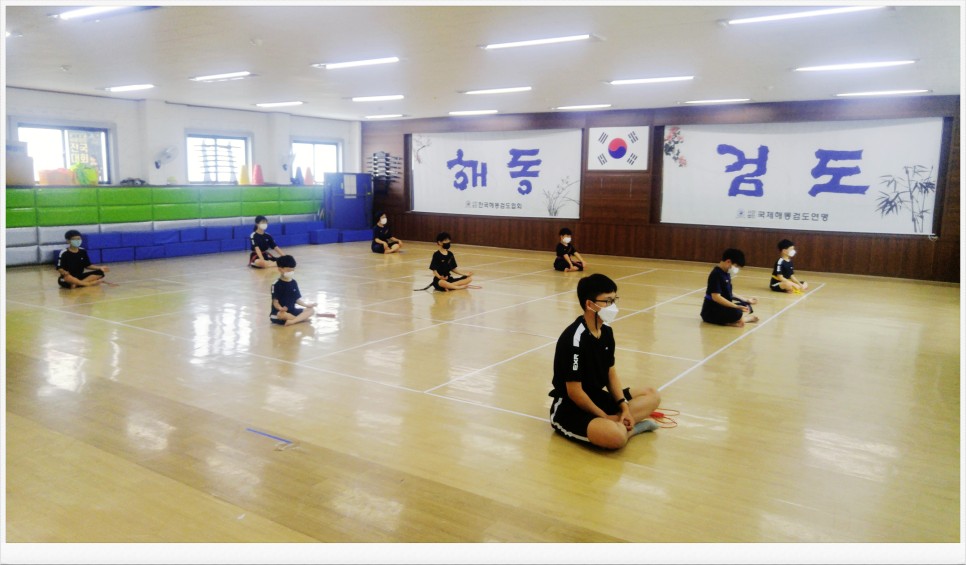  해동검도 염주검도관 - 2021년 7월 8일, 수련일지