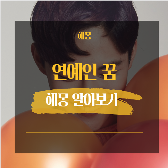  연예인꿈해몽 해석 18가지 모음 [키스 사귀는 결혼 식사 등 ]