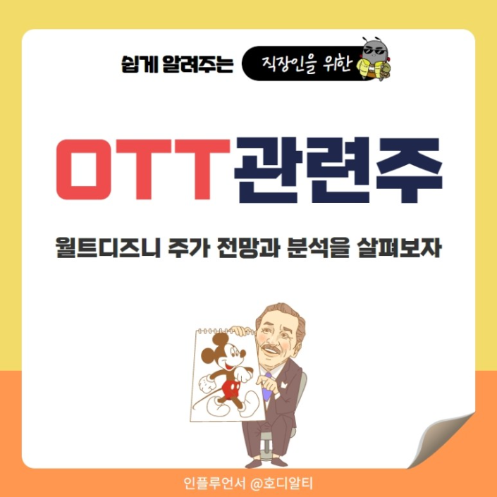  OTT 산업과 월트디즈니 주가 전망 알아보기!