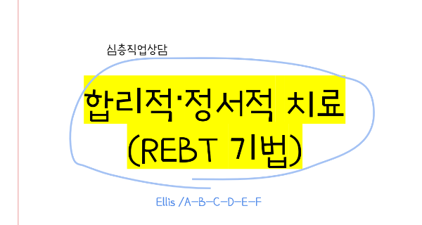  직업상담학 - REBT 인지정서행동상담 Ellis ABC모델
