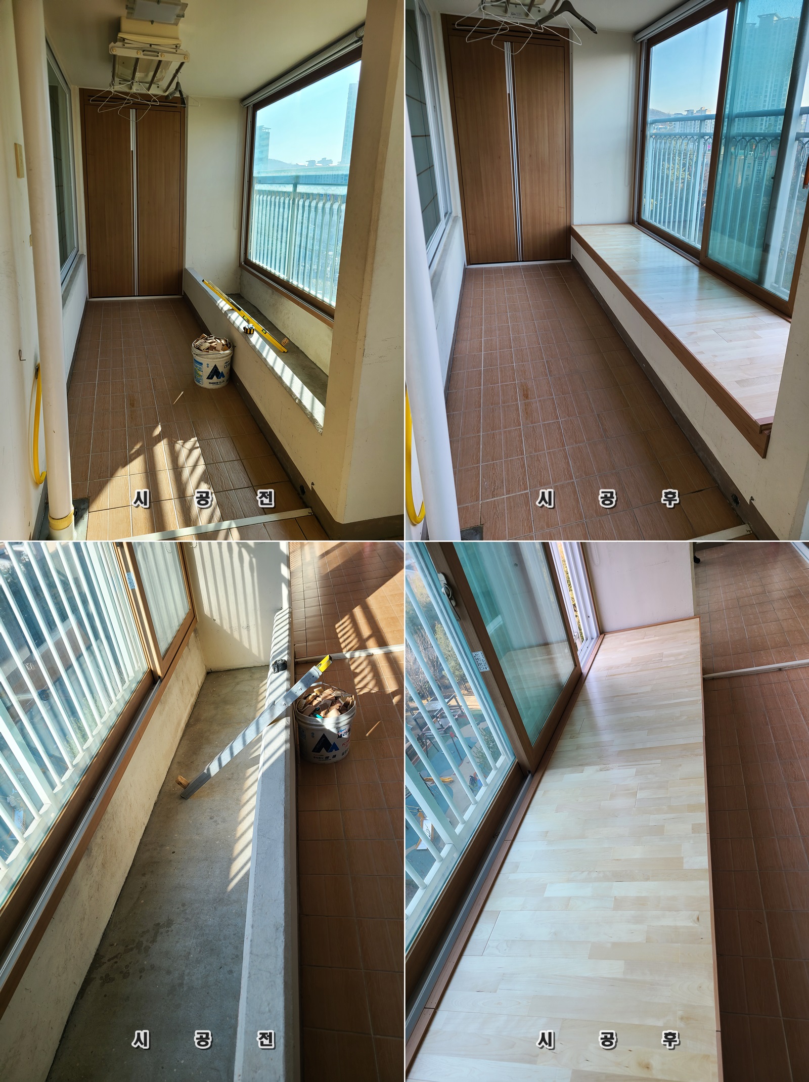  용인 동백상록롯데캐슬 화단덮개 툇마루 베란다화단덮개 diy화단덮개 원목화단덮개 셀프화단덮개 필앤드필 베란다전문업체