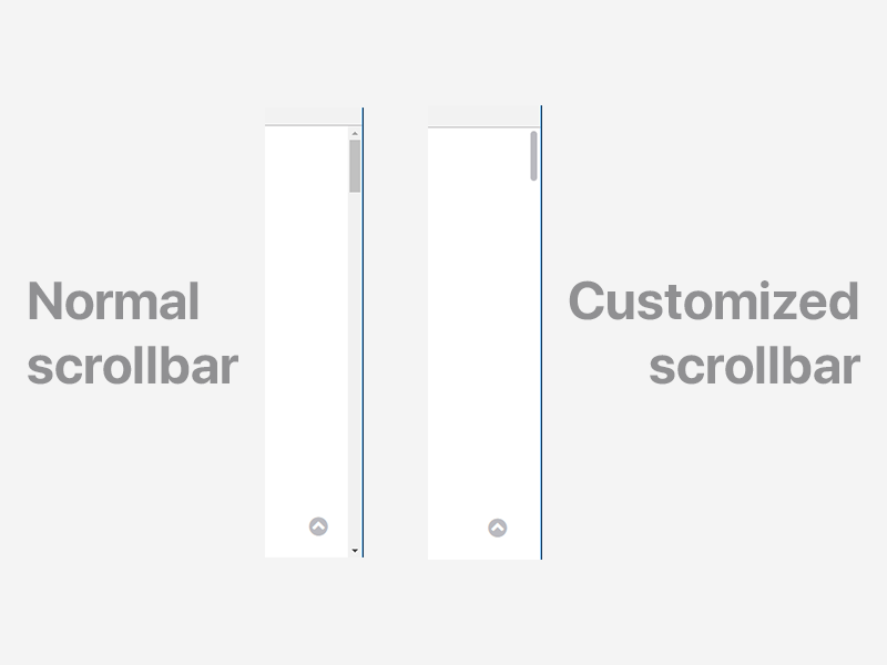  Customizing webpage scroll-bar with CSS(without JavaScript)