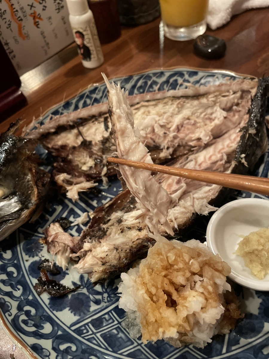 신주쿠 일본 선술집 “텟펜 (제코우쵸 ぜっこうちょう)” 생선소금구이와 하이볼