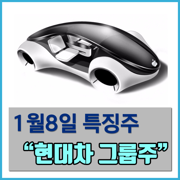 애플카 현다차그룹과 전기차 공동개발 손잡는다 - 현대차그룹주 -