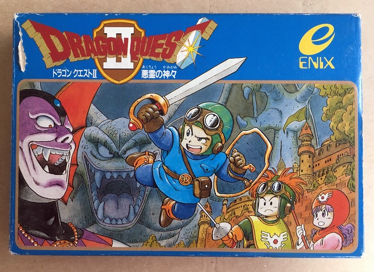  Dragon Warrior2 / Dragon Quest2 / DQ2 / 드래곤퀘스트2 - 악령의 신들 [ NES / FC / 패미컴 ]