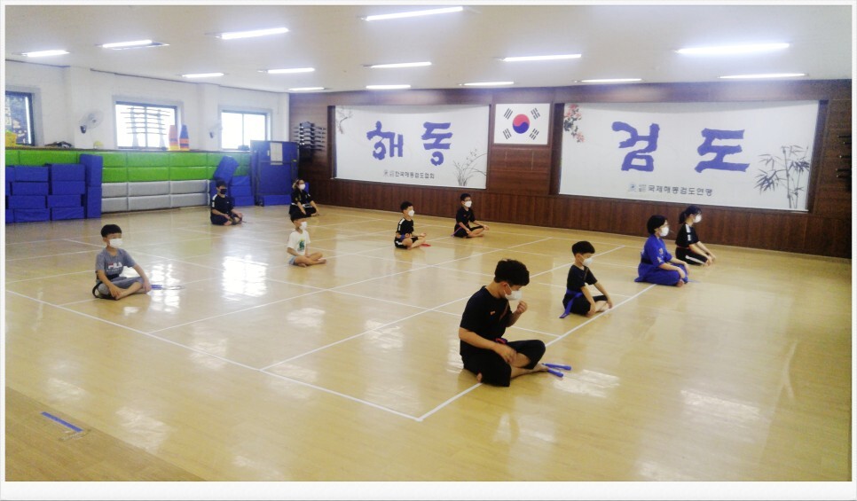  2021년 8월 23일, 해동검도 염주검도관 수련일지
