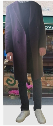  남자겨울코디남자버건디코트코디