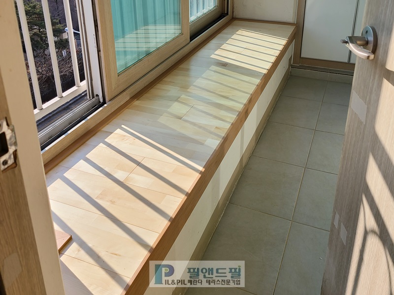  양주 삼숭동 양주자이아파트 베란다 화단덮개 셀프화단덮개 화단데크  베란다수납 필앤드필  화단덮개만들기  베란다평상