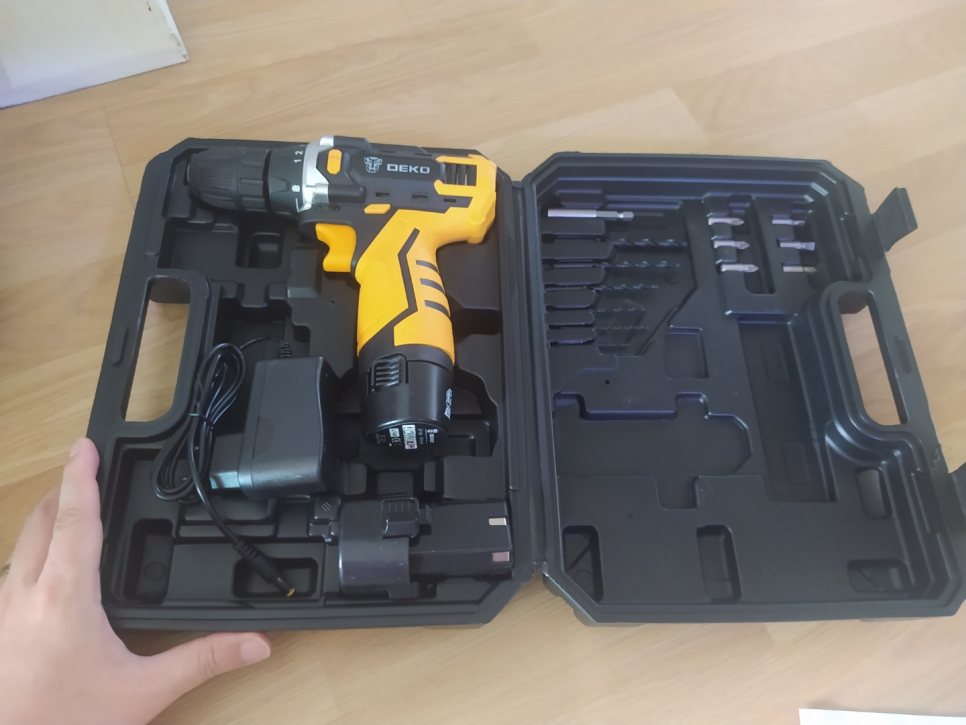 DEKO 12V electric drill unboxing (aliexpress)
